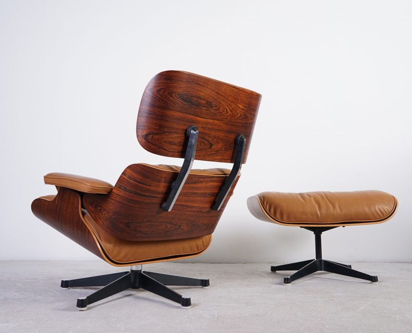 Herman Miller Vitra Eames Lounge Chair Cognac