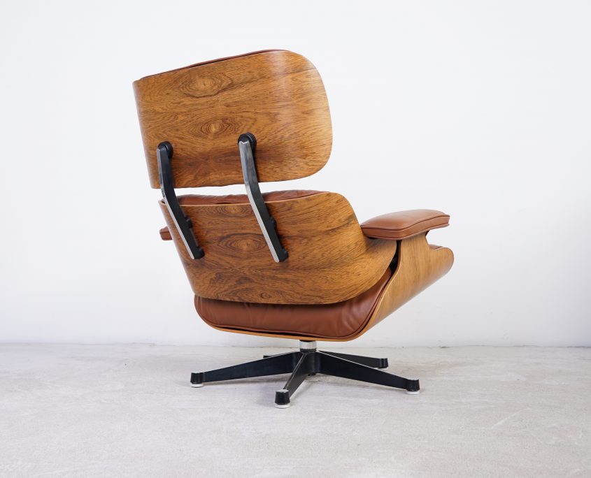 Herman Miller Lounge Chair Palisander Leder Chocolate