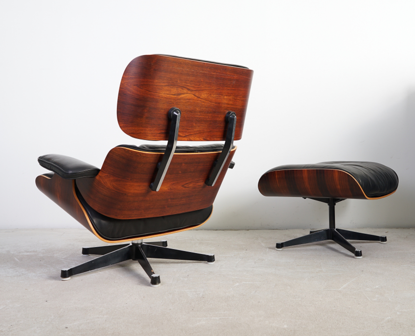 Lounge Chair Vitra Eames Natural Schwarz